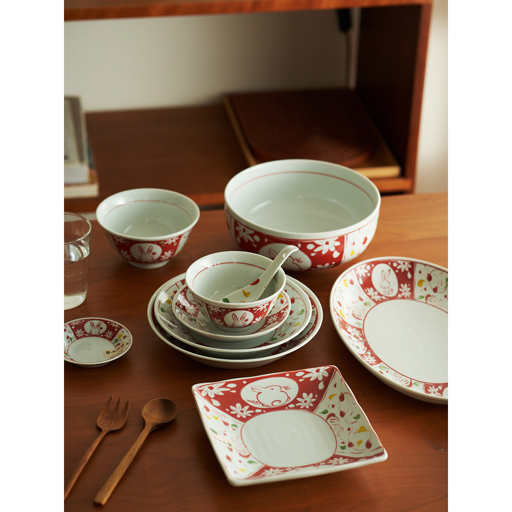Quatro luas Underglaze pratos coloridos pratos pratos pratos família influenciador discos High-End sentido pratos Cere
