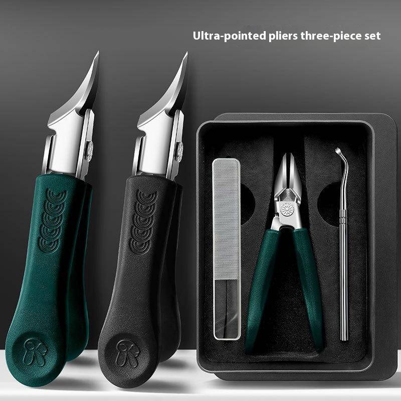 Fang Super Inclinado Apontou Cortador De Unhas Anti-Respingo Thi Alicate Tesoura Ferramentas De Cuidados Com As BR