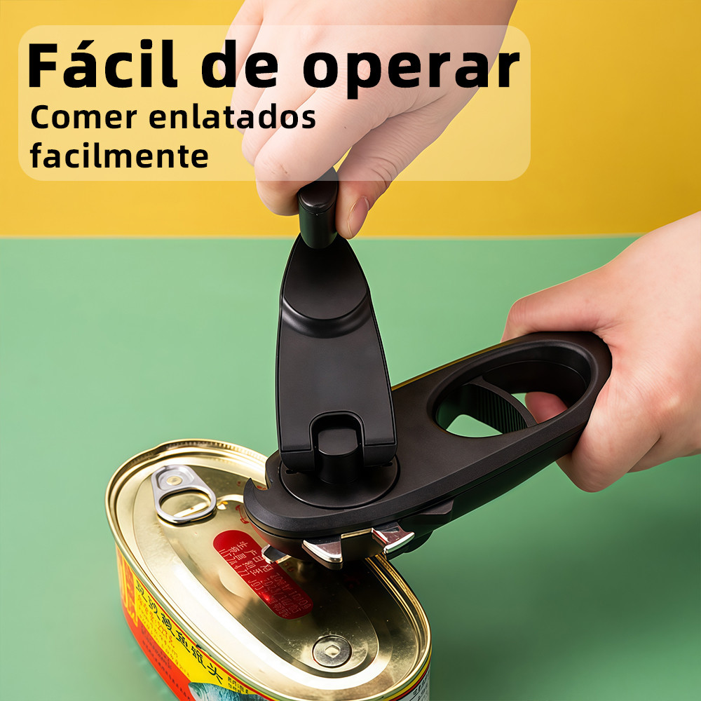 Economia de tempo e mão de OBRA 8 em 1 abridor de latas Abertura fácil da tampa Abridor De Latas E Garrafas Saca Rolha
