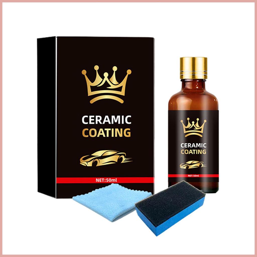 Revestimento De Vidro Cerâmico Hidrofóbico Cerâmica Brilho Detalhador 50ml Agente De Limpeza Do Carro Para Caminhão Auto