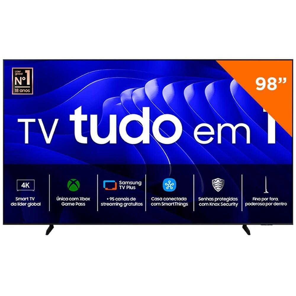 Smart TV 98 Polegadas Samsung Crystal UHD 4K com Gaming Hub, 98DU9000