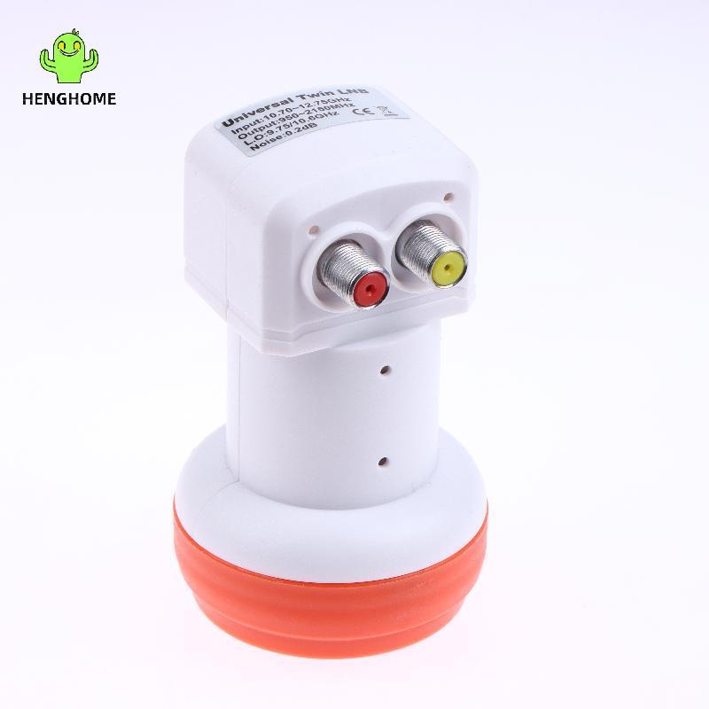 HENGHOME Universal Twin Dual LNB Conversor Linear Digital KU BAND 2 Saída Receptor De TV Satélite Sinal De Alta Sensibil