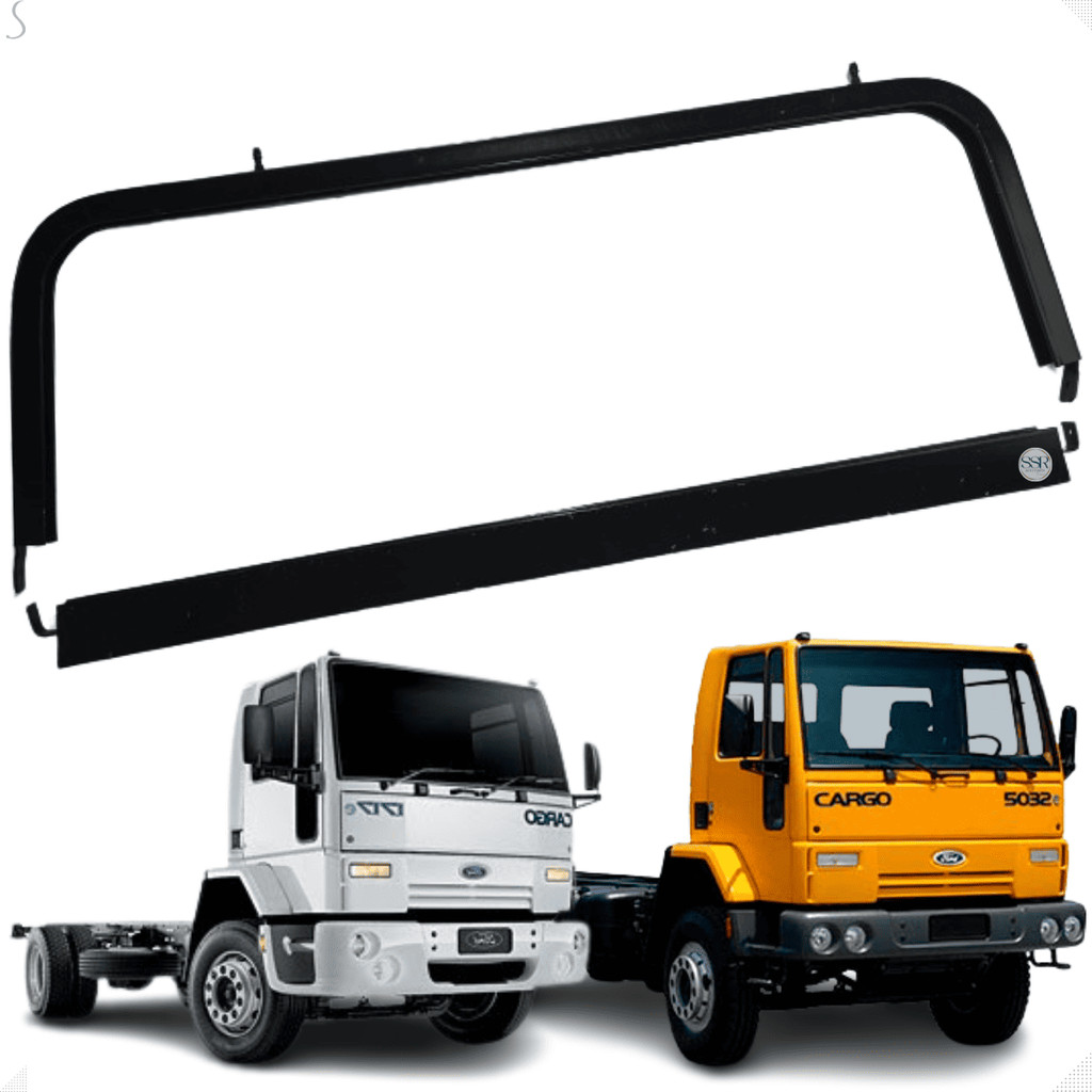 Moldura Arco Superior + Inferior Da Porta Direita Ford Cargo 1985 A 2011