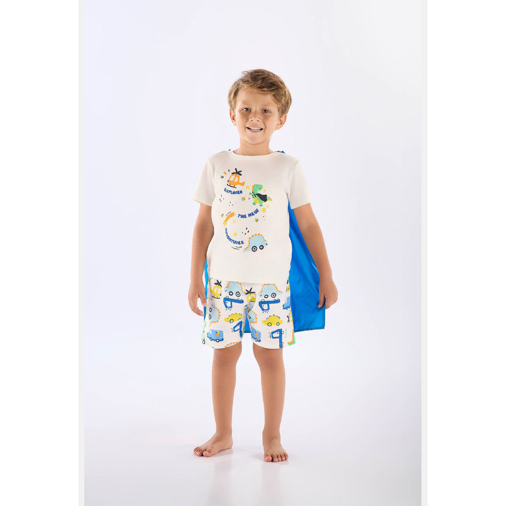 Pijama Infantil Brilha Escuro Capa Up Baby