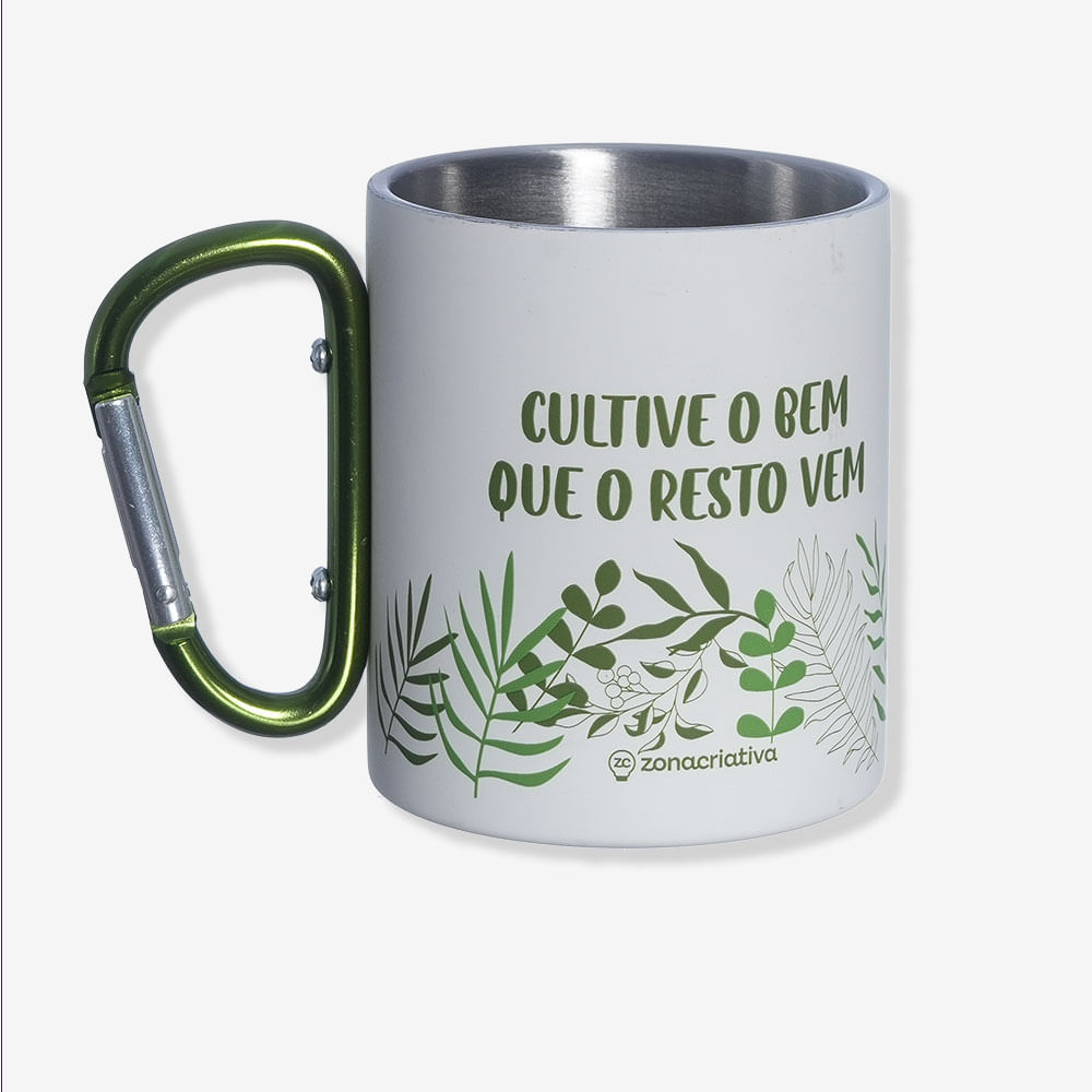 Caneca Mosquetão Jardinagem - Zonacriativa em Oferta na Shopee