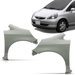 Paralama Dianteiro Fit 2003 2004 2005 2006 2007 2008 Cinza