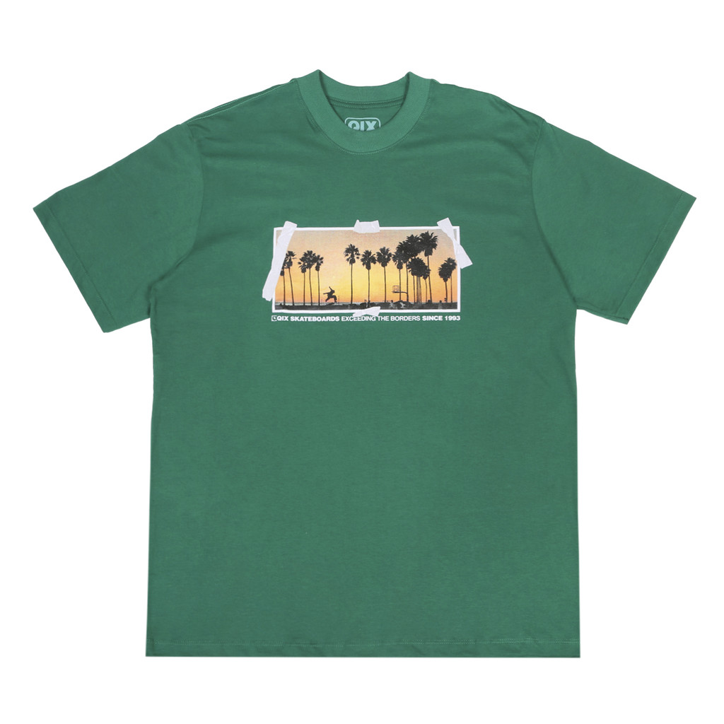 Camiseta QIX Street Skate Beach Nova Estampa Gola Redonda 100% Algodão
