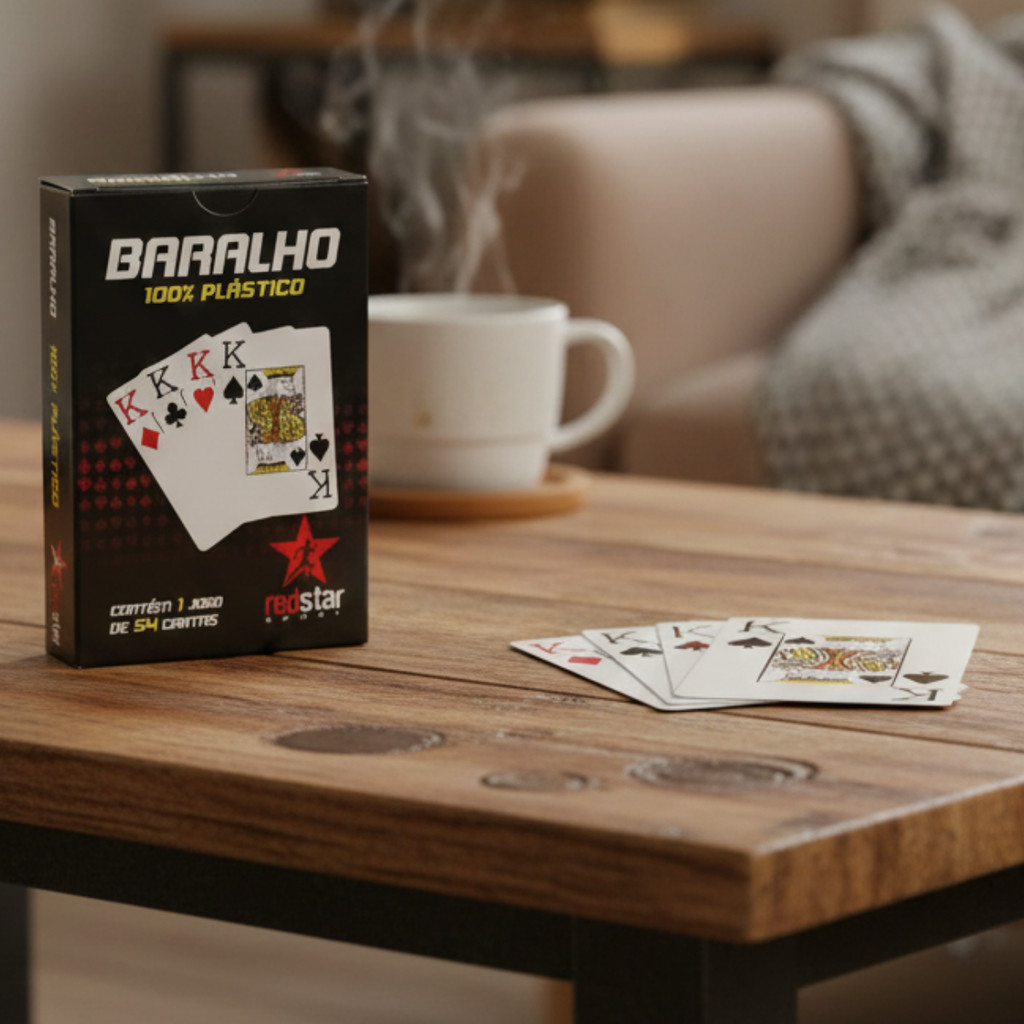 Baralho De Truco Com 54 Cartas Red Star em Oferta na Shopee