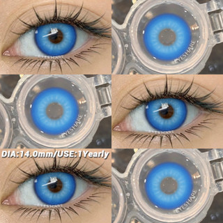 Lente De Contato Eyeshare Azul Vermelho Roxo Para Halloween cosplay Lentes Coloridas Olhos De anime em Oferta na Shopee