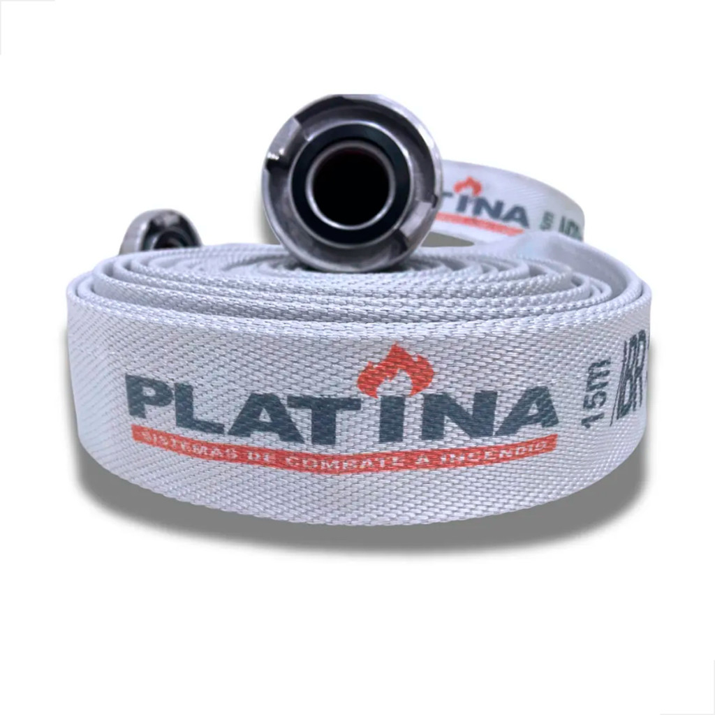 Mangueira De Incêndio Para Hidrante Tipo 1 1.1/2 15m Platina