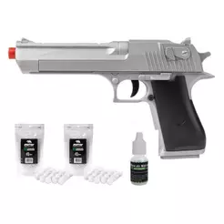 Pistola Airsoft VG Desert Eagle V30 Mola 6,0 + BBS + Óleo