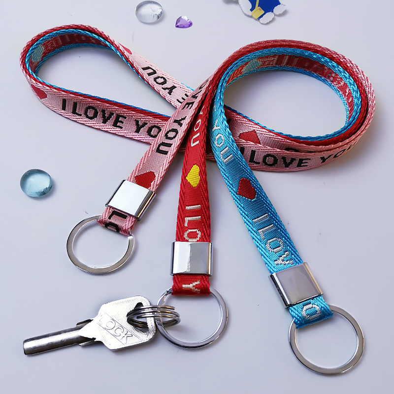 Zhenge Halter Neck Anti-Lost Chaveiro Correia de Nylon Não Estrangula o Pescoço Forte Durável Alunos do Ensino Médio Ido