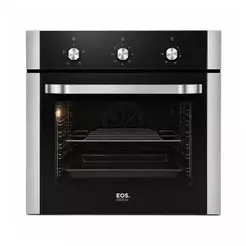 Forno Elétrico de Embutir EOS 65 Litros Porta de Vidro Preto com Inox EFE653EPI 220V