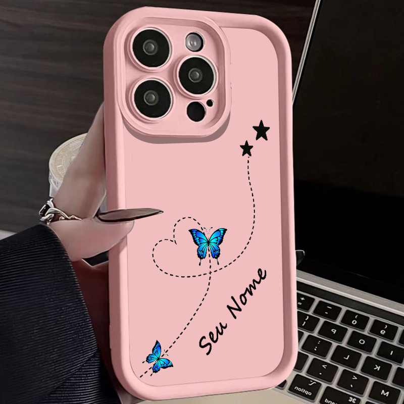 Capinha Capa personalizado borboleta de arte ​Para Xiaomi Redmi 12 13C note 12 1