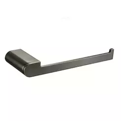 Porta Toalha Banheiro Grafite Escovado Chumbo Rosto Parede Metal Livo Addra