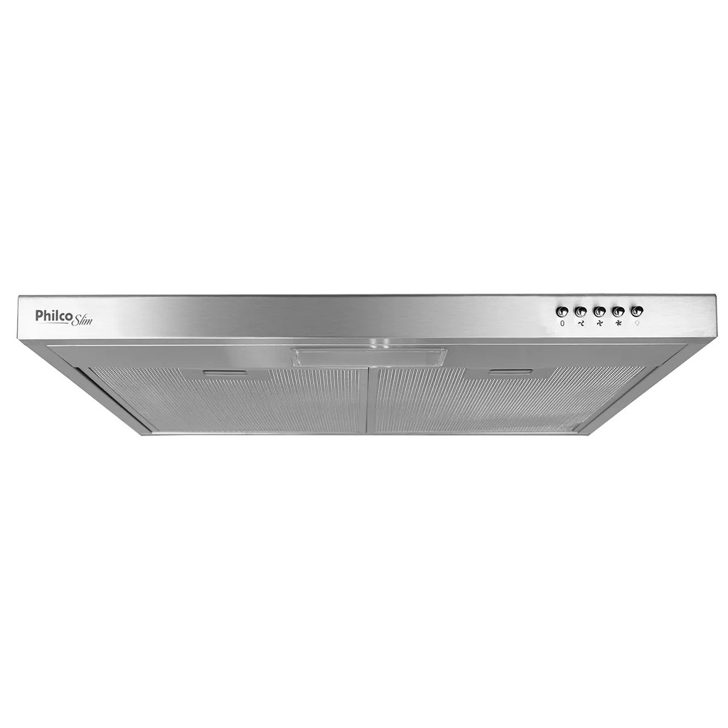 DEPURADOR E EXAUSTOR PHILCO SLIM 60 CM 3 VELOCIDADES PDR60I INOX 127V