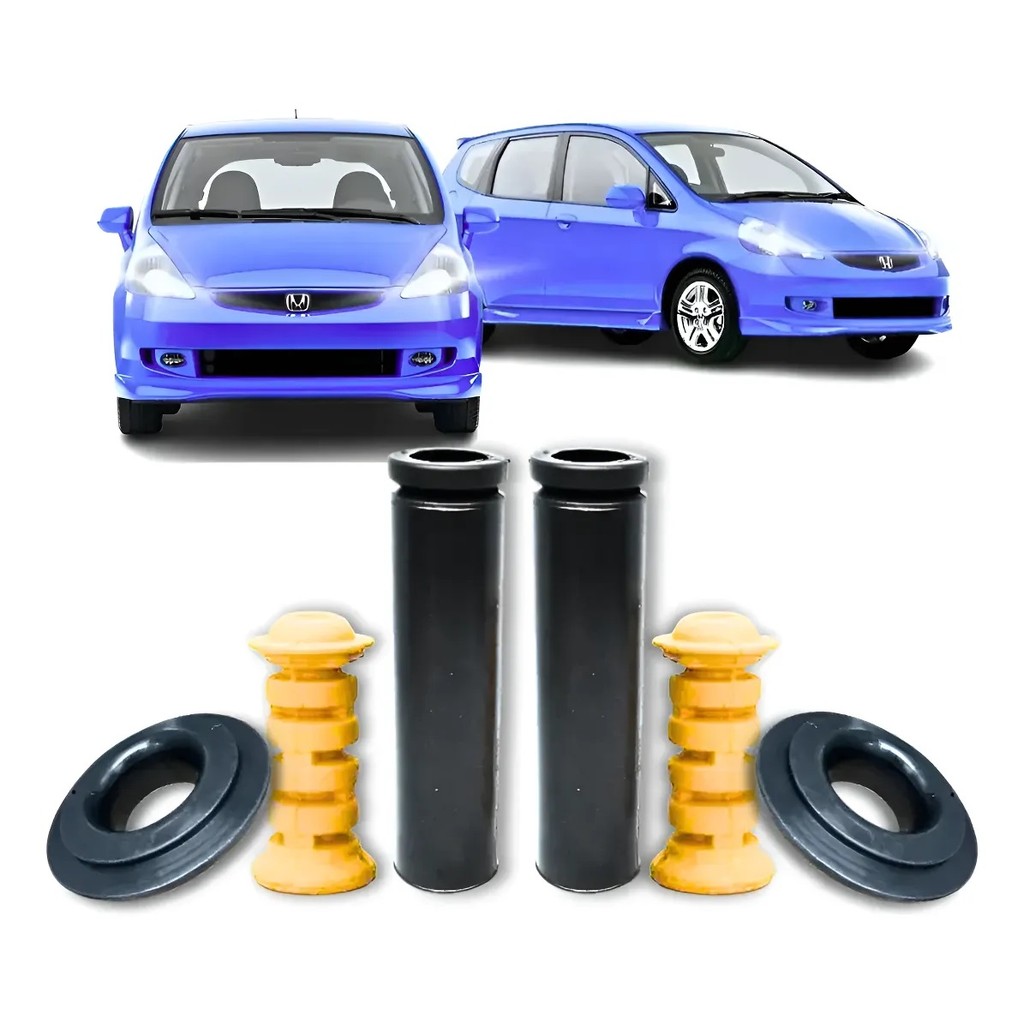 Kit Coifa Batente Traseiro Honda Fit 2003 Até 2008