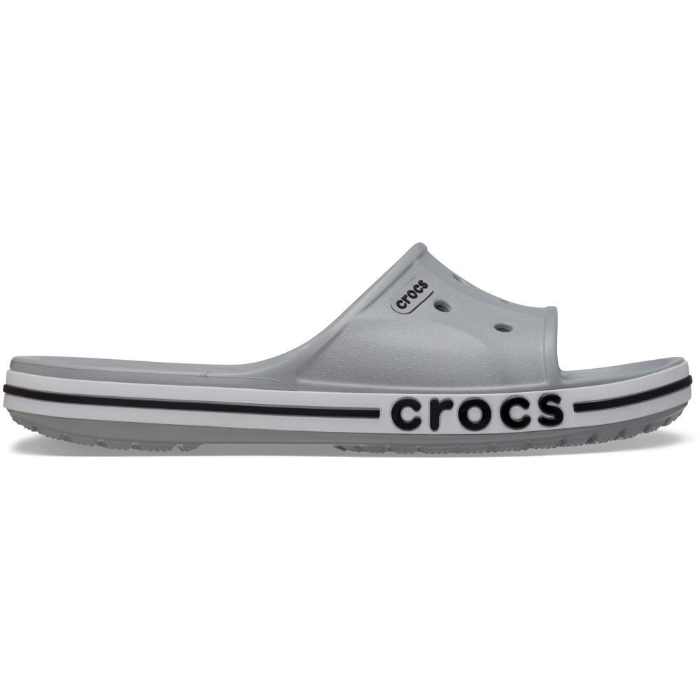 Chinelo Crocs Bayaband Slide Light Grey