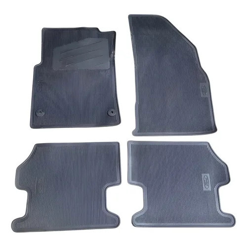 Jogo Tapete Ford Fiesta Sedan 1.6 8v Flex 2006 Preto
