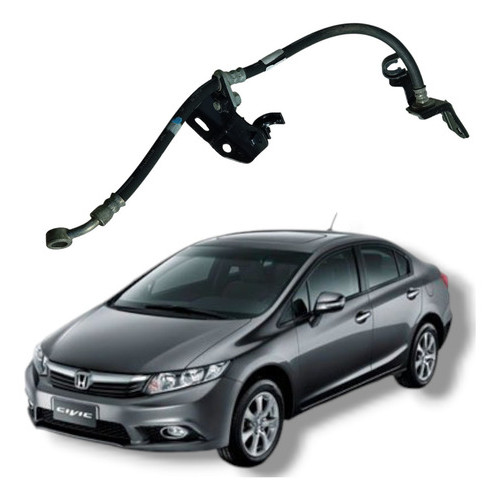 Flexível Freio Traseiro Esquerdo Honda Civic Lxs 1.8 2012 16