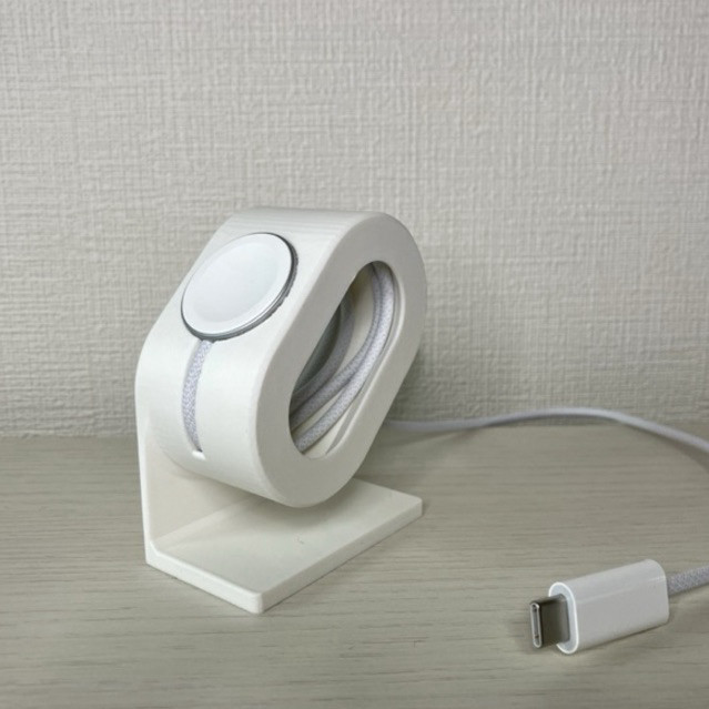 Suporte Apple Watch Carregador Series 1, 2, 3, 4, 5, 6, 7, 8, 9, Ultra e SE. Ova