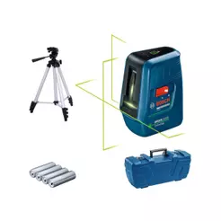 Nível a Laser Verde 20m GLL 3XG com Tripé e Maleta BOSCH