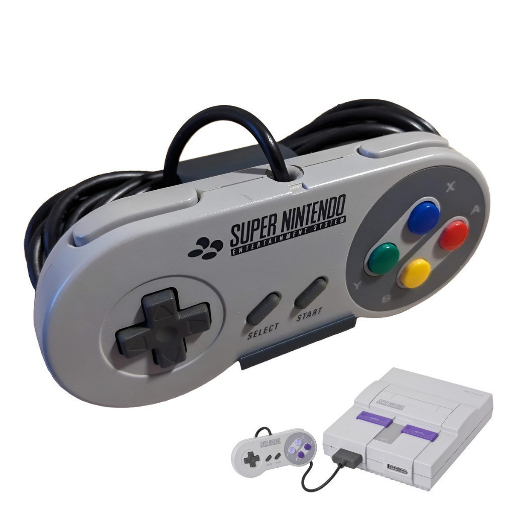 Kit 2 Suportes Controle Super Nintendo Snes Classic Switch
