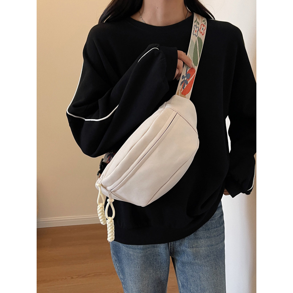 Saco de peito saco do mensageiro esportes lazer Unisex novo estilo japonês simples na moda All-Match ombro cintura saco 