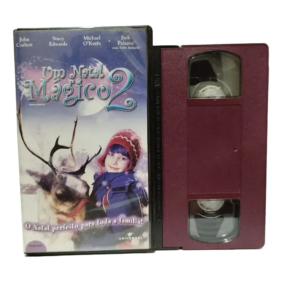 Vhs Um Natal Mágico 2 - Dublado - John Corbett Stacy Edward