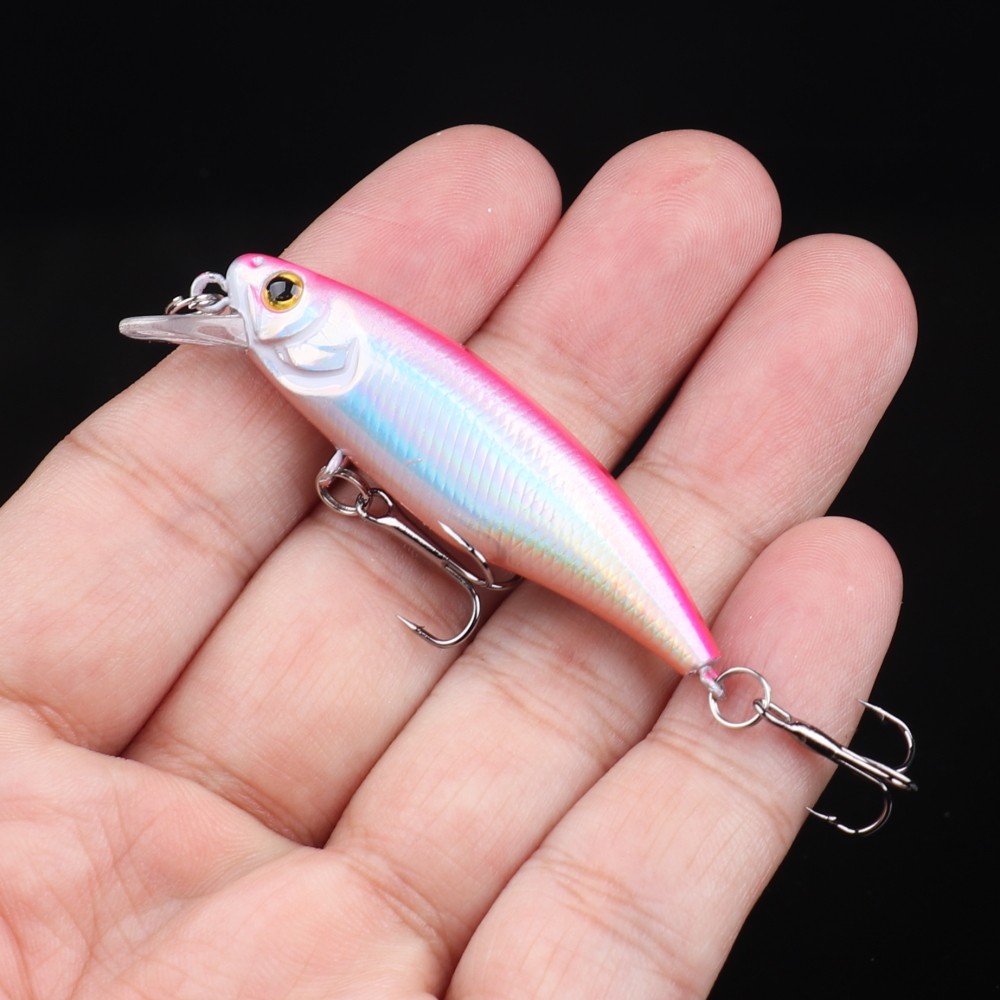 1 Pçs Crankbait Isca Artificial De Pesca Superior Água Swimbait 5.5cm 4.5g