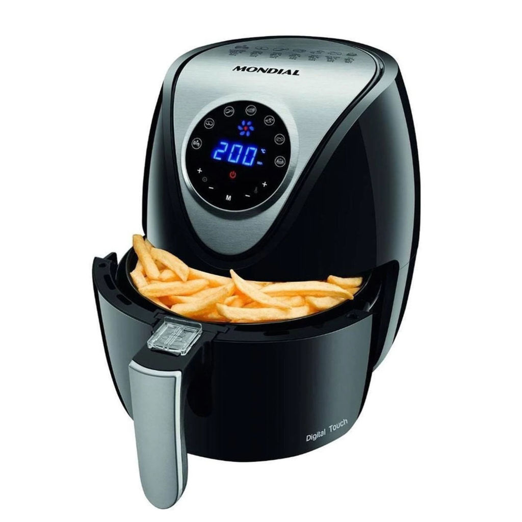 Air Fryer Mondial Digital 3,5L 127V – Tecnologia, Crocância e Praticidade em Um Toque