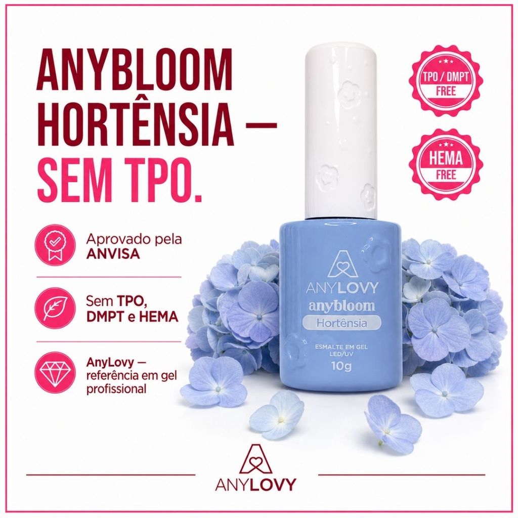 ESMALTE EM GEL ANYBLOOM HORTÊNSIA ANYLOVY 10G — imagem 2 de 2