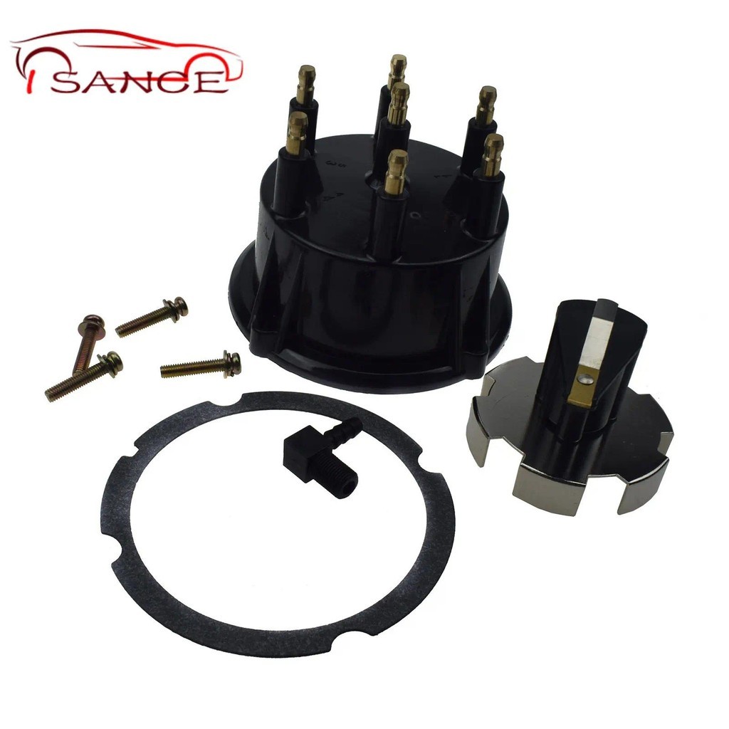 Kit De Tampa E Rotor Do Distribuidor Thunderbolt Ignition 815407Q5,815407A2 Para Mercruiser V6 4.3 6 Cilindros
