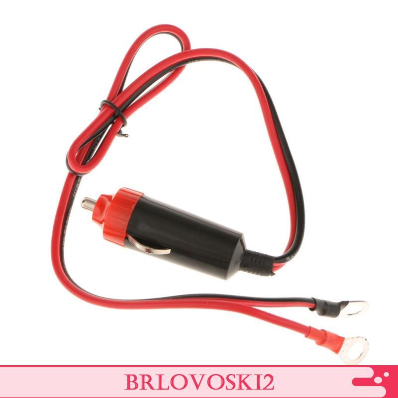 [Brlovoski2] Cabo Adaptador De Plugue Macho De Cigarro 12V 10A Para Inversor De Energia De Carro