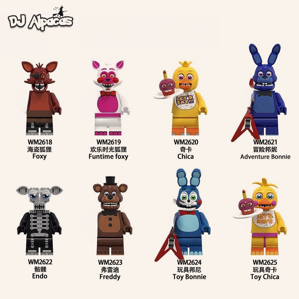 Blocos De Construção Figuras Brinquedo Colecionável WM2618 WM2619 WM2620 WM2621 em Oferta na Shopee