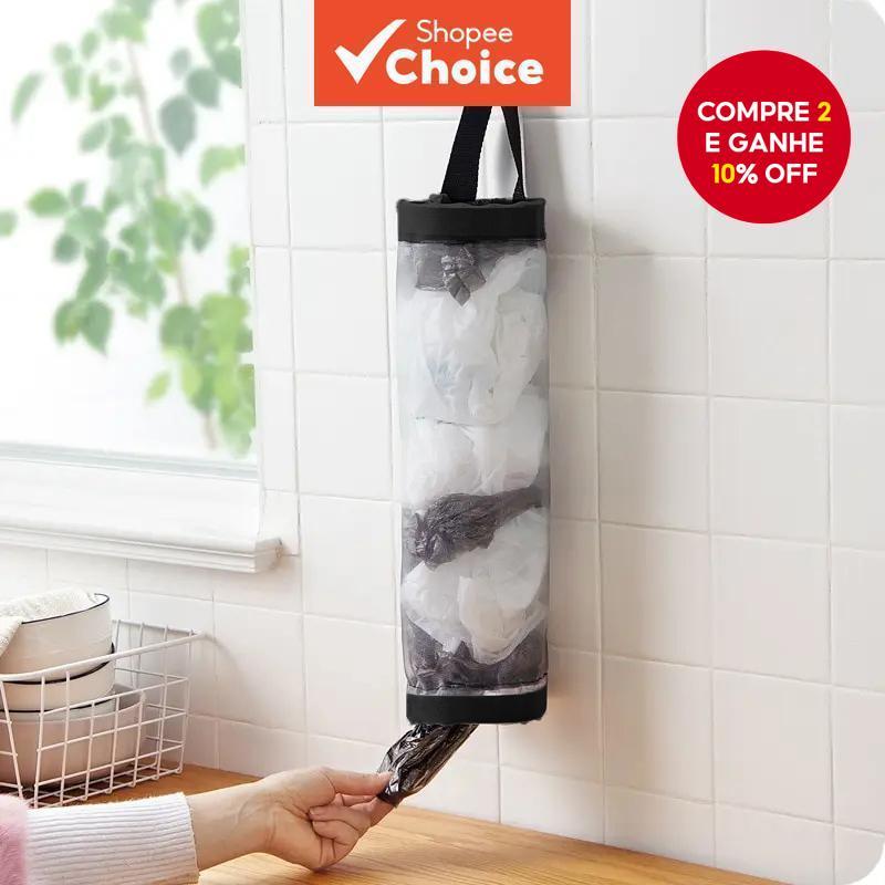 Distribuidor De Saco De Artigos Diversos Montado Na Parede-Bolsa De Armazenamento De Plástico De Malha Para Organização 