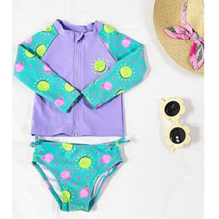 Conjunto Biquini Infantil Proteção Solar UV Blusa 1545-2025 em Oferta na Shopee
