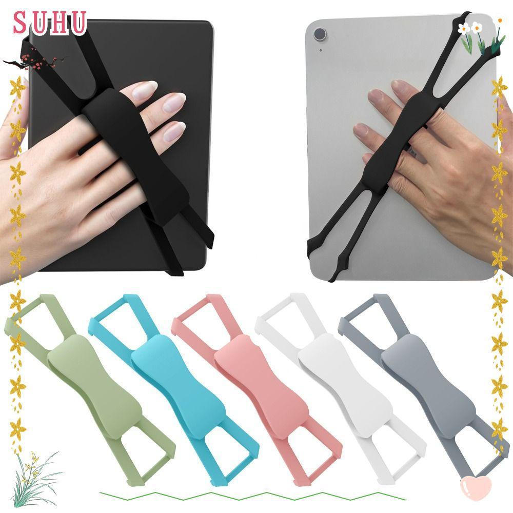 Alça De Mão Segura Para Tablet SUHU , Suporte eReader Antiderrapante De 6/7/8/10 Polegadas , Ergonômico Kindle/Kobo/Boox