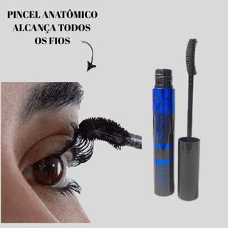 Máscara de Cílios Maximo Volume Isis Makeup Pincel Curvado em Oferta na Shopee