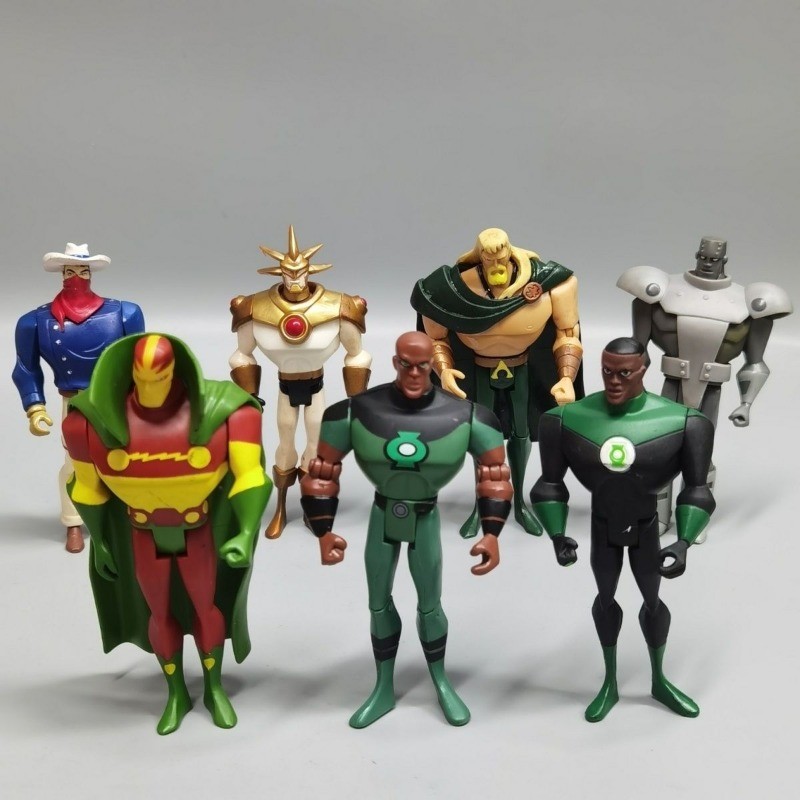 Figura de ação da Liga da Justiça Comic Hero Lanterna Verde Joker Superman Boneca Modelo de Decoração