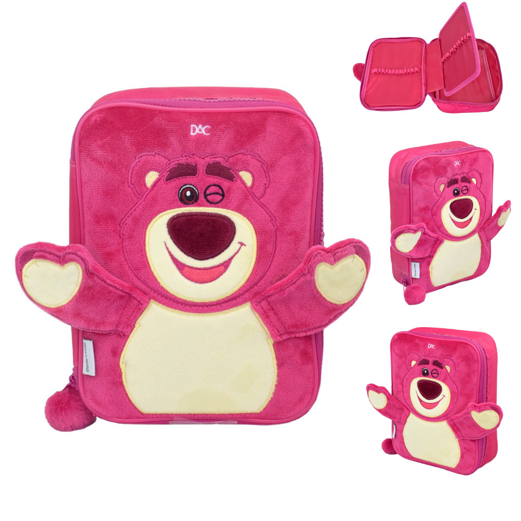 Estojo Box Fluffy Pelúcia Ursinho Lotso - DAC