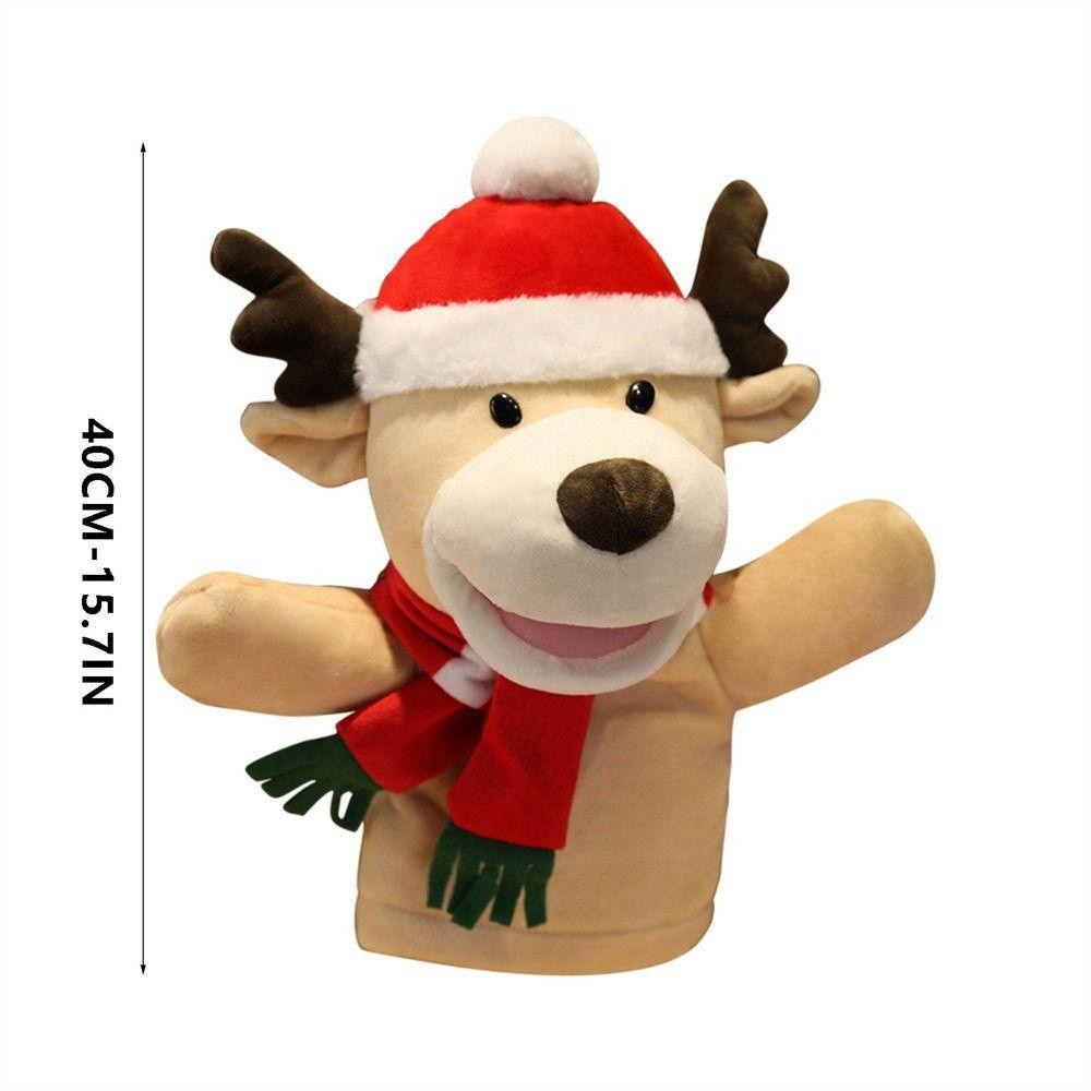 Fantoche de dedo Yongwang, brinquedo de Natal, grande fantoche de dedo, presente, fantoche de dedo com cabeça de animal