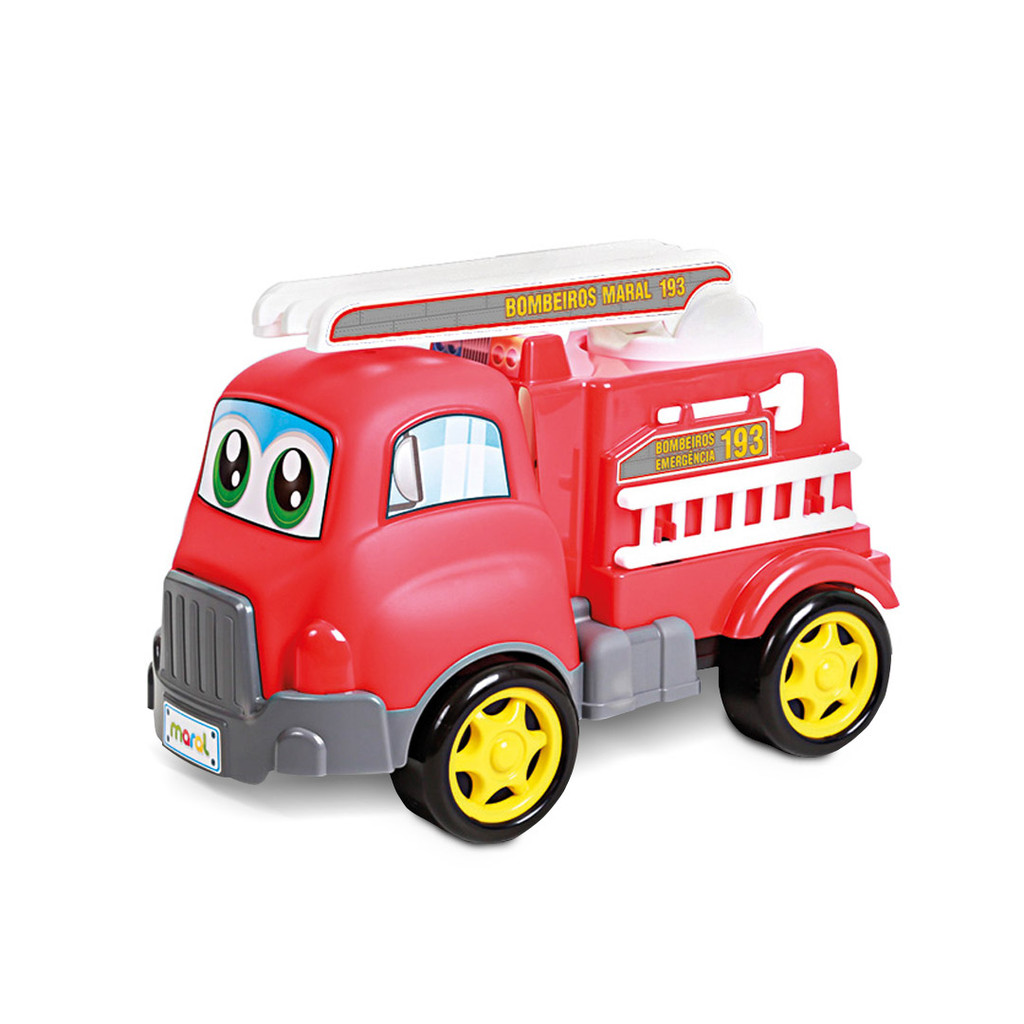 Caminhão Turbo Truck Bombeiro Maral 4120 Cor Vermelho em Oferta na Shopee