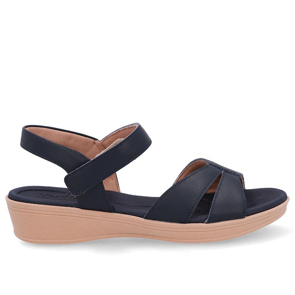 SANDALIA USAFLEX ANABELA BAIXA REF UD04011 FEMININO