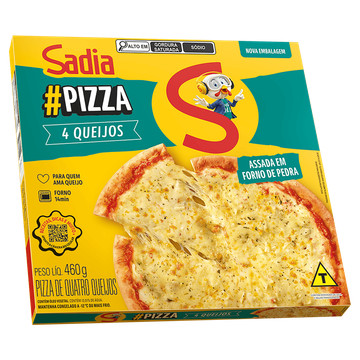 Sadia Pizza de quatro queijos 460g