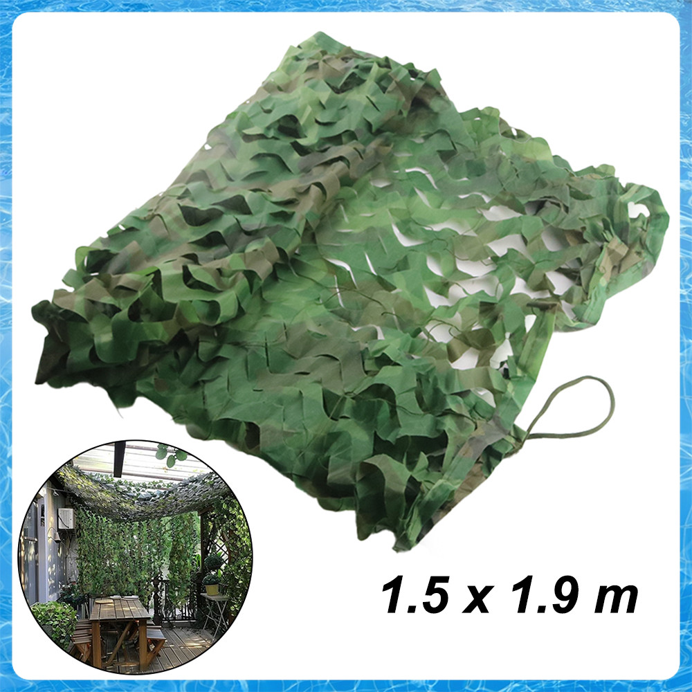 Rede camuflada grande rolo de rede de camuflagem,para caça capa de carro surpresa decoração de festa(selva,1,5 x 1,9 m)