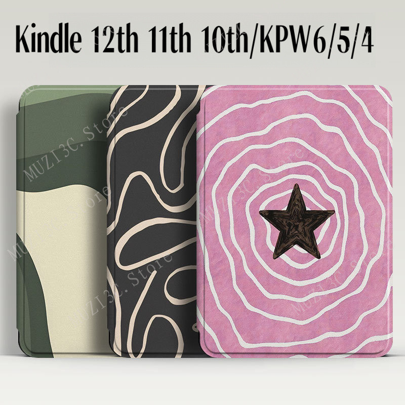 Capa Para Kindle 12a 11a 10a 7a 6a Geração Colorsoft Signature Edition Paperwhite 5 4 3 2 1 6.8 6 7 " E-book Kobo Clara