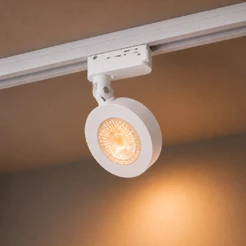 Spot Led Para Trilho Authentic Nobby 10w 2700k Branco Quente 110v/220v Redondo Branco Cod: 910550378 Deluxe By Avant