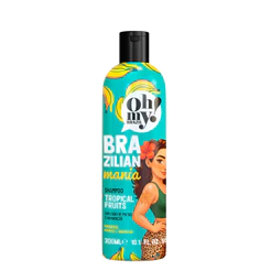 Shampoo Tropical Fruits Brazilian Mania 300ml Oh My | Pra todos os tipos de cabelo