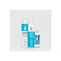 Kit Multifuncional Shampoo + Condicionador + Oleo 60ml - Hidratei